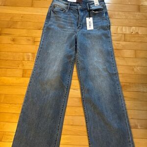 Judy Blue High Waist Denim Wide Leg Jeans NWT